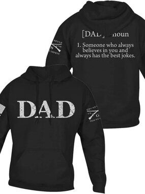 NWT Grunt Style Dad Defined Pullover Hoodie - Black - Size M